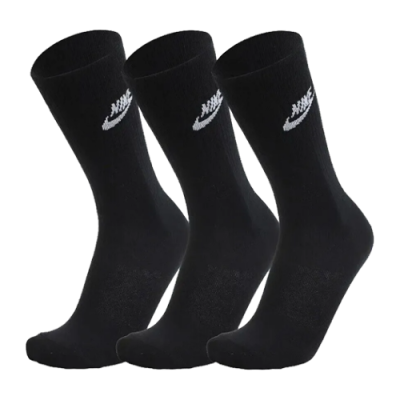 Socks Men Nike Sportswear Everyday Essential Crew Socks (3 Pairs) DX5025-010 Black