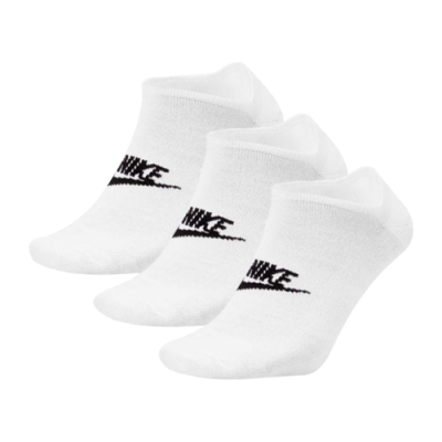 Socks Women Nike Sportswear Everyday Essential No-Show Socks (3 Pairs) DX5075-100 White