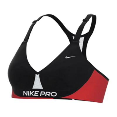 Bra Women Nike Wmns Yoga Dri-FIT Indy Light-Support Padded Color-Block Sports Bra CZ7186-010 Black