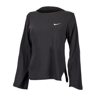 T-Shirts Women Nike Wmns Sportswear Ribbed Jersey Lifestyle T-Shirt DV7866-010 Black