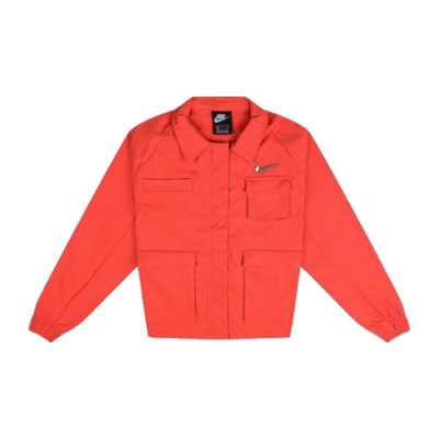 Jackets Nike Nike Wmns Sportswear Swoosh Woven Jacket CZ8898-696 Red