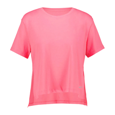T-Shirts Women Nike Wmns Dri-FIT Yoga T-Shirt DM7025-894 Pink