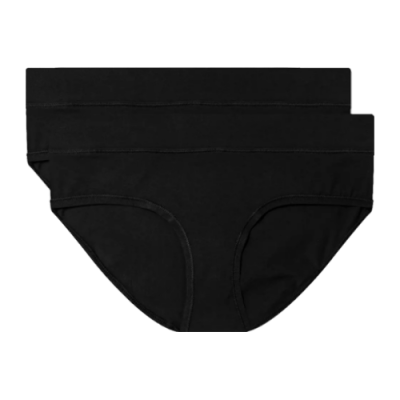 Underwear Women Organic Basics Cotton Briefs (2 pack) OB10007-BLK Black