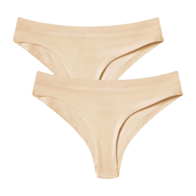 Underwear Organic Basics Organic Basics Cotton Hipster ( 2 pack) OB10028-OAK Beige