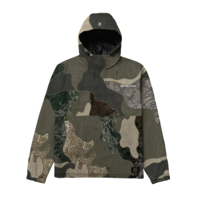 Jackets Primitive Primitive x Call Of Duty Mapping Anorak Jacket PA223121-OLV Green Multicolor