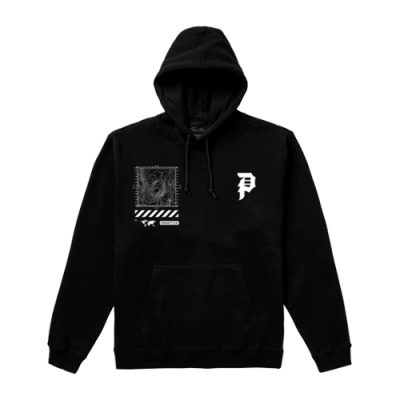 Hoodies Primitive Primitive x Call Of Duty Mapping Dirty P Hoodie PAPSU2308-BLK Black