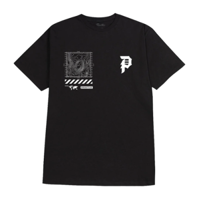 T-Shirts Primitive Primitive x Call Of Duty Mapping Dirty P Lifestyle T-Shirt PAPSU2307-BLK Black
