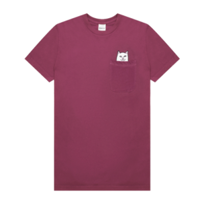 T-Shirts Ripndip RIPNDIP Lord Nermal Pocket SS Lifestyle T-Shirt RND7089 Red