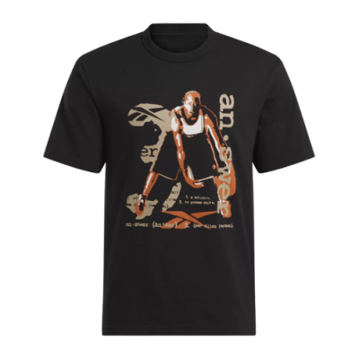 Apparel Collections Reebok Basketball Iverson Graphic SS Lifestyle T-Shirt 100068515 Black