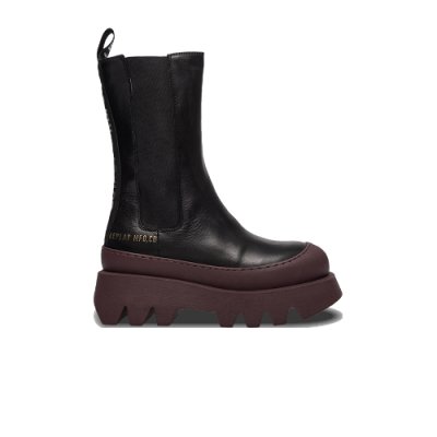 Seasonal Replay Replay Wmns Idem Chelsea Leather Boots GWL78-C0002L-003 Brown