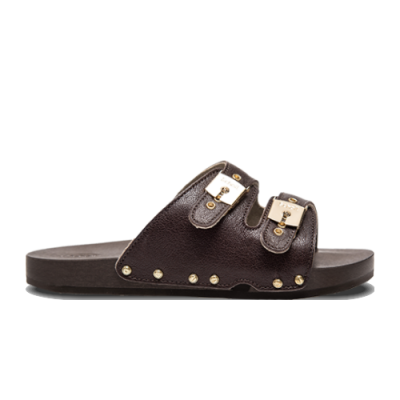 Slippers Scholl Iconic Scholl Iconic Wmns Pescura 2 Straps Flex Leather F303021011 Brown