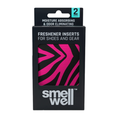 Shoe Care Men SmellWell Active Pink Zebra Freshener Inserts 1513 Multicolor