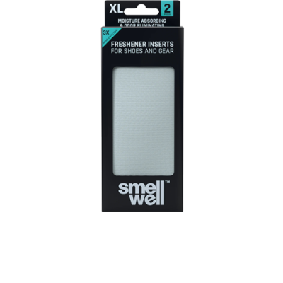 Shoe Care Men SmellWell Active XL Silver Grey Freshener Inserts 2512 Grey