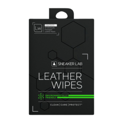Shoe Care Men Sneaker Lab Leather Wipes (12 Pack) LWZ-001 Black