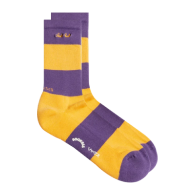 Socks Socksss Socksss Unisex Daffy Socks DAFFY-YLPR Purple Yellow