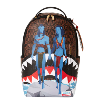 Backpacks Sprayground Sprayground x Avatar Jake And Neytiri Sharks In Pandora Backpack 910B5193NSZ Brown