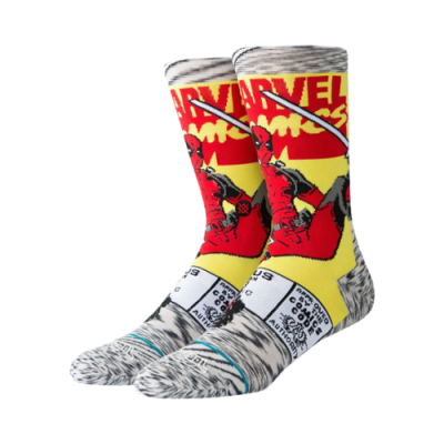 Socks Stance Stance Everyday Deadpool Crew Socks U545C19DEA-GRY Grey Multicolor