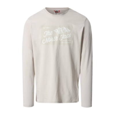 T-Shirts The North Face The North Face Image Ideals Long Sleeve T-Shirt NF0A4T1H0X4-CRM Beige