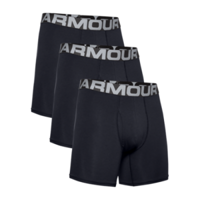 Underwear Men Under Armour Charged Cotton 3-Pack Boxers 1363617-001 Black