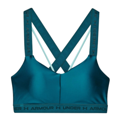 Underwear Women Under Armour Wmns Crossback Low Shine Sports Bra 1363239-400 Blue