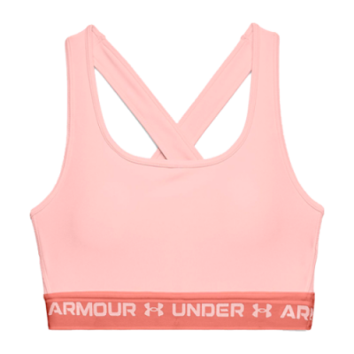 Underwear Women Under Armour Wmns Mid Crossback Sports Bra 1361034-658 Orange