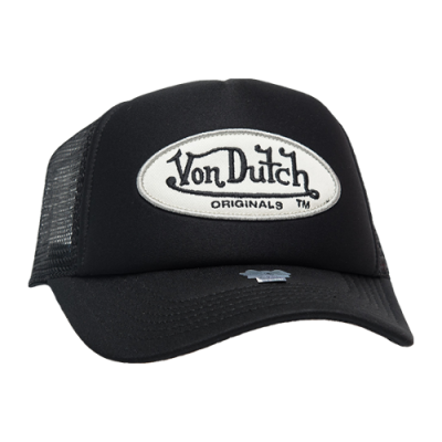 Caps Von Dutch Von Dutch Originals Unisex Trucker Tampa Cap 7030466-BLK Black