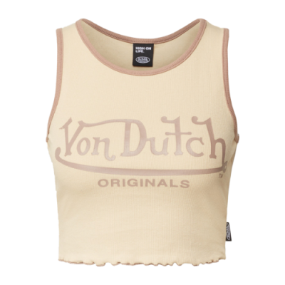 T-Shirts Women Von Dutch Originals Wmns Ashley Tank 6231045-BIG Beige