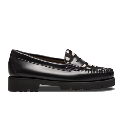 Lifestyle G.h. Bass G.H. Bass & Co Wmns Weejuns 90 Penny Wildlife BA41823-301 Black