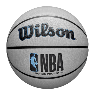 Balls Men Wilson NBA Forge Pro UV Indoor Outdoor Basketball WZ2010801 Grey