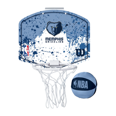 Other Men Wilson NBA Memphis Grizzlies Team Mini Hoop WTBA1302-MEM Blue