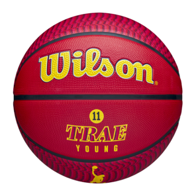 Balls Men Wilson NBA Trae Young Atlanta Hawks Outdoor Basketball Ball WZ4013-201 Red