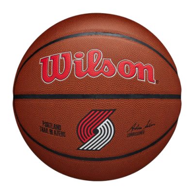 Balls Wilson Wilson Team  Alliance Portland Trail Blazers Basketball WTB3100-POR Brown