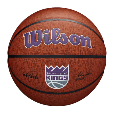 Balls Wilson Wilson Team Alliance Sacramento Kings Basketball WTB3100-SAC Brown