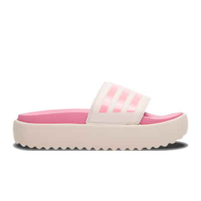Slippers Women adidas Wmns Adilette Platform HP9409 Beige Pink