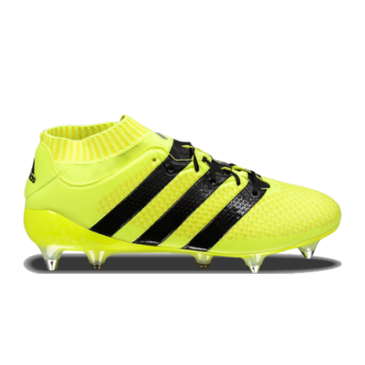 Soccer Sales adidas ACE 16.1 Primeknit SG AQ3458 Black Grey Yellow
