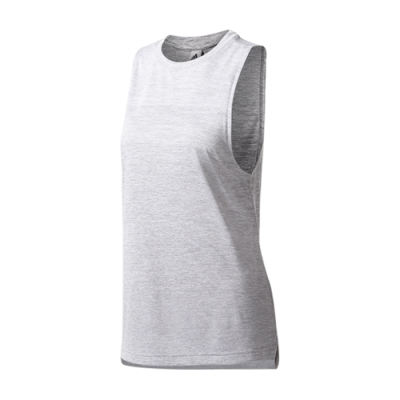 Shirts Sales adidas WMNS Boxy Melange Tank Top BQ2165 Black Grey White