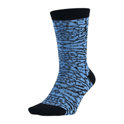 Socks Kids Jordan Seasonal Print Crew Socks 724930-412 Black Blue