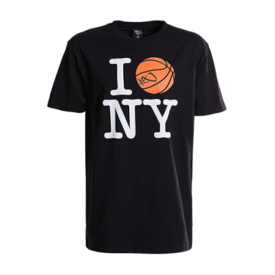 Shirts K1x K1X I Ball NY SS Lifestyle T-Shirt 1181-2501-0001 Black Orange White