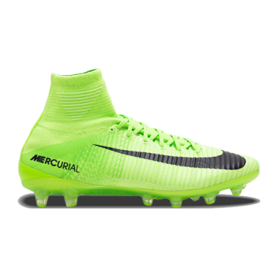 Soccer Men Nike Mercurial Superfly V AG-PRO 831955-305 Black Green