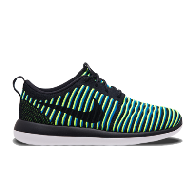 Lifestyle Sales Nike WMNS Roshe Two Flyknit 844929-003 Black Blue Yellow
