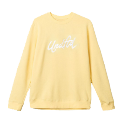 Hoodies Undefeated UNDEFEATED Reporter Lifestyle Crewneck 518306-CRM White Yellow