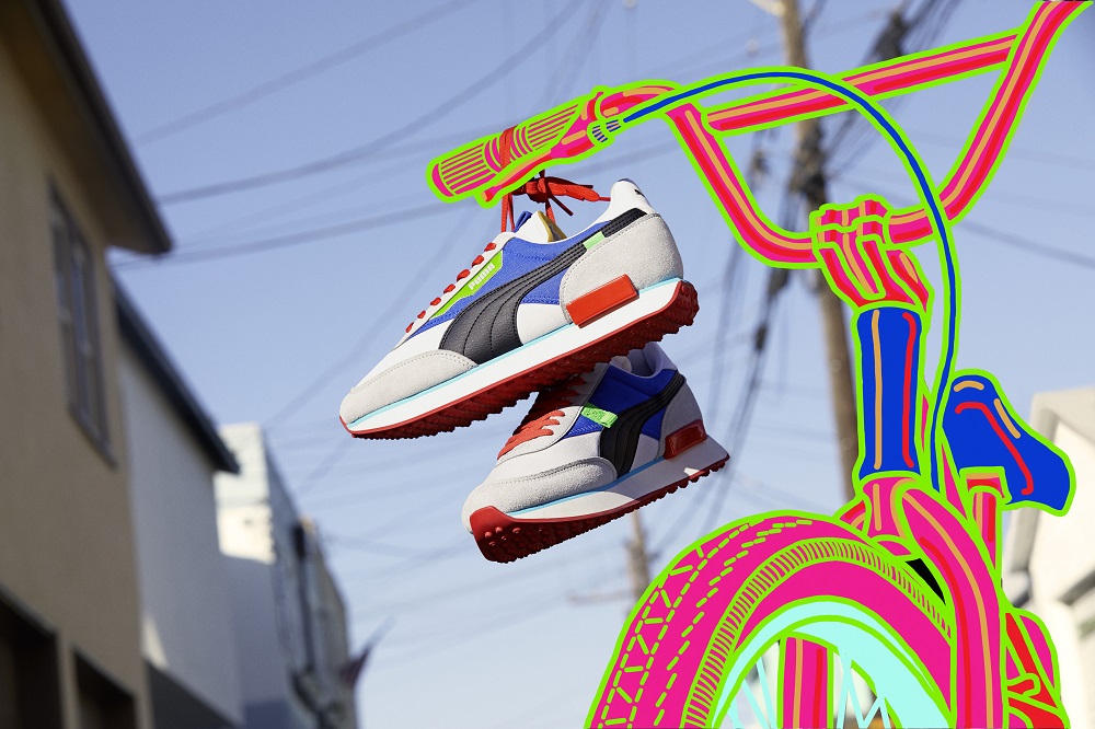 Vibrant colors explosion with Puma Style Rider and Future Rider